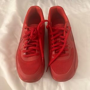 Nike Womens Air Max 90 Triple Red size 7